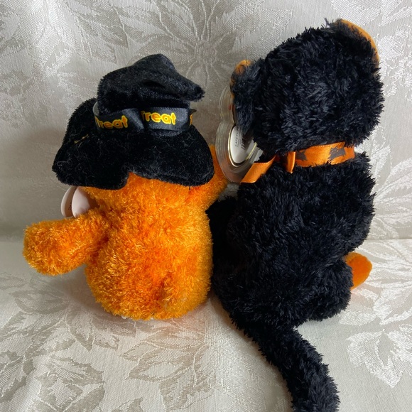 TY Halloween Beanie Babies Witchy and Fraidy - Picture 3 of 8